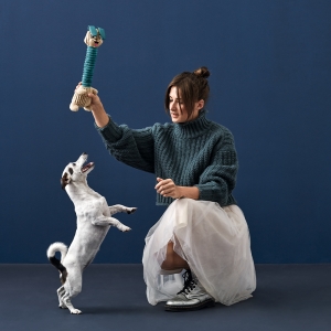 HUNTER Long Neck Rabbit Jumping Ears Toy - Granby