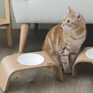 Good Food Bentwood Pet Feeder Series.